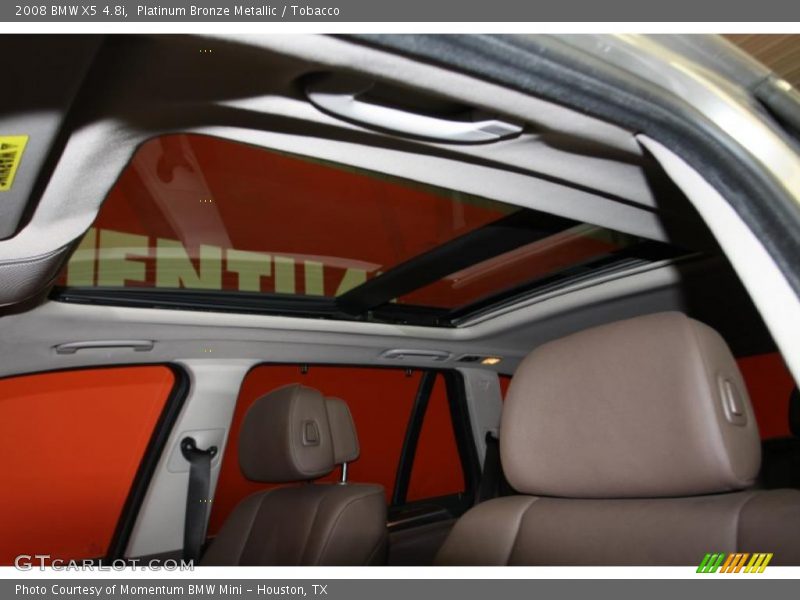 Platinum Bronze Metallic / Tobacco 2008 BMW X5 4.8i
