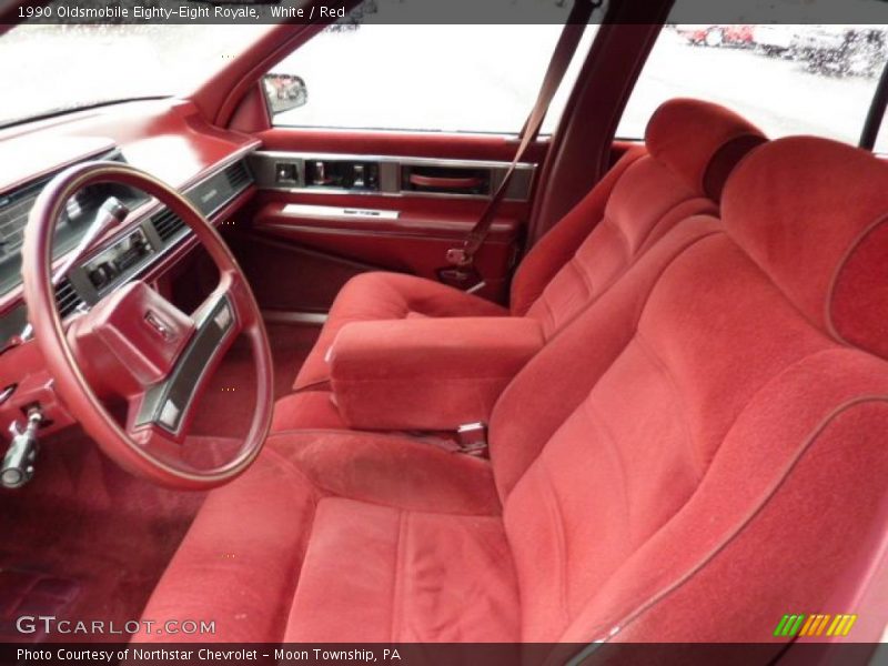  1990 Eighty-Eight Royale Red Interior