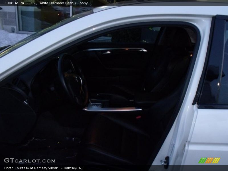 White Diamond Pearl / Ebony 2008 Acura TL 3.2