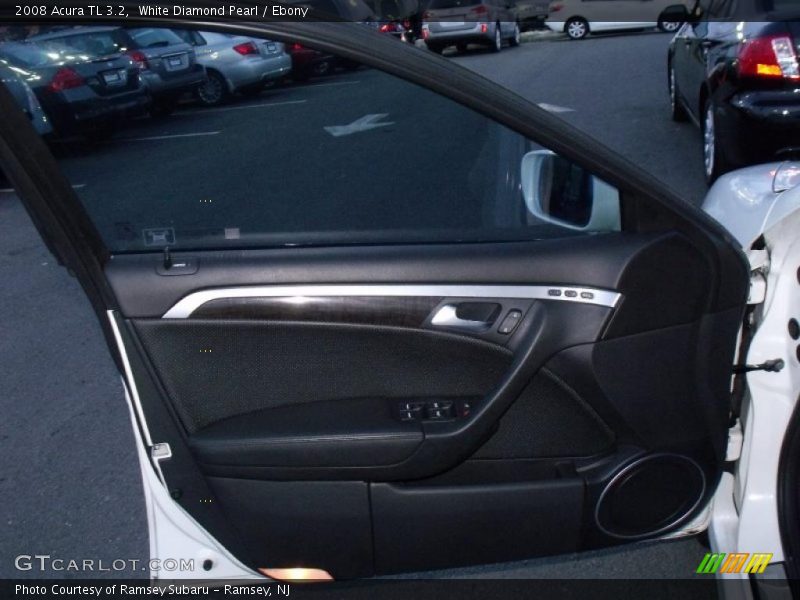 White Diamond Pearl / Ebony 2008 Acura TL 3.2