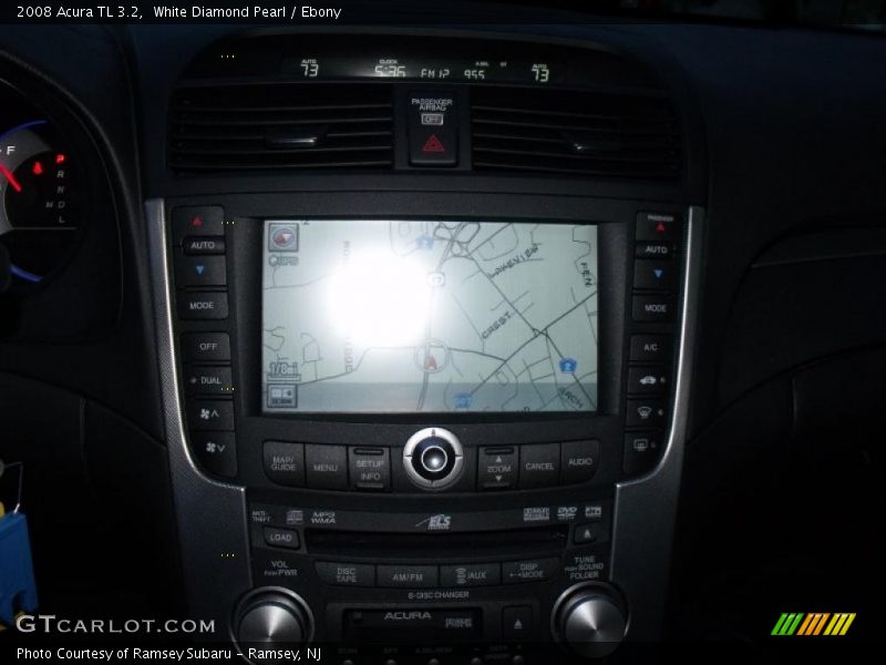 White Diamond Pearl / Ebony 2008 Acura TL 3.2
