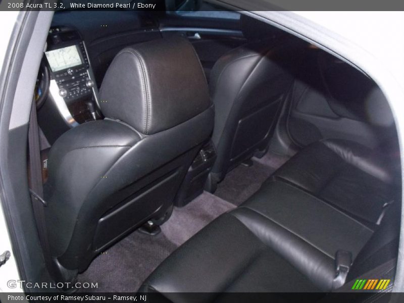 White Diamond Pearl / Ebony 2008 Acura TL 3.2