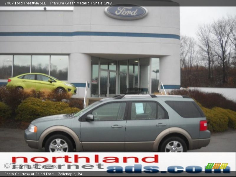 Titanium Green Metallic / Shale Grey 2007 Ford Freestyle SEL