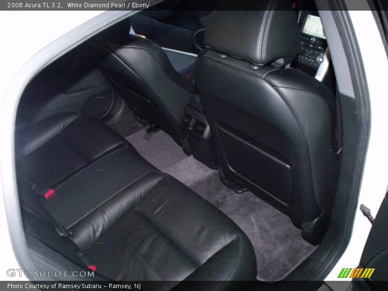White Diamond Pearl / Ebony 2008 Acura TL 3.2