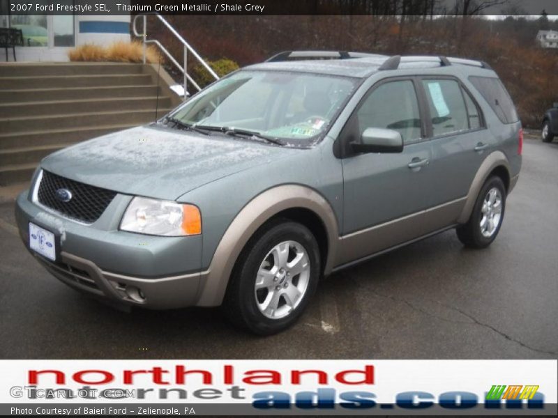 Titanium Green Metallic / Shale Grey 2007 Ford Freestyle SEL