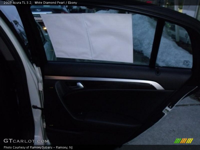 White Diamond Pearl / Ebony 2008 Acura TL 3.2