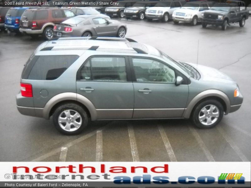 Titanium Green Metallic / Shale Grey 2007 Ford Freestyle SEL