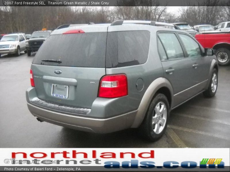 Titanium Green Metallic / Shale Grey 2007 Ford Freestyle SEL