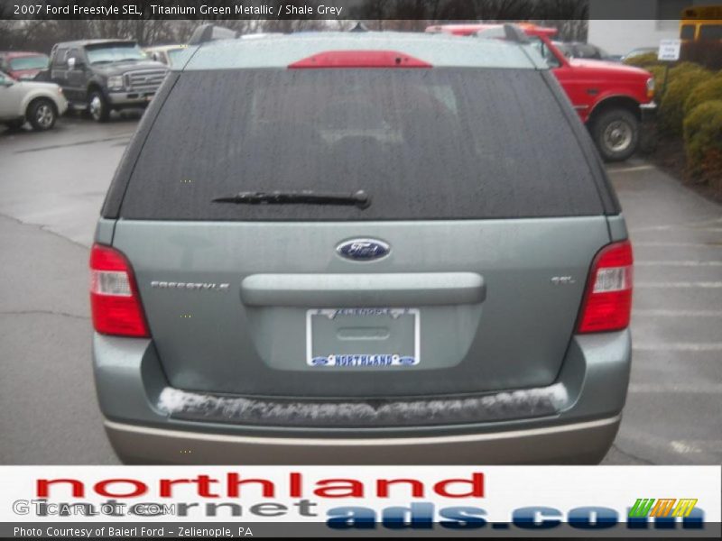 Titanium Green Metallic / Shale Grey 2007 Ford Freestyle SEL