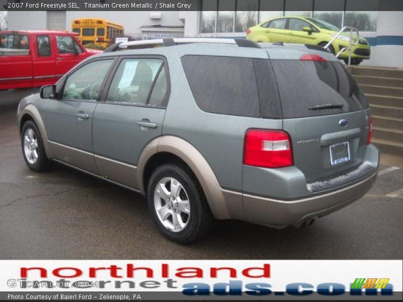 Titanium Green Metallic / Shale Grey 2007 Ford Freestyle SEL