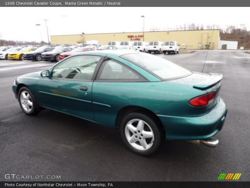  1998 Cavalier Coupe Manta Green Metallic