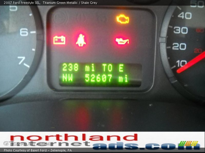 Titanium Green Metallic / Shale Grey 2007 Ford Freestyle SEL