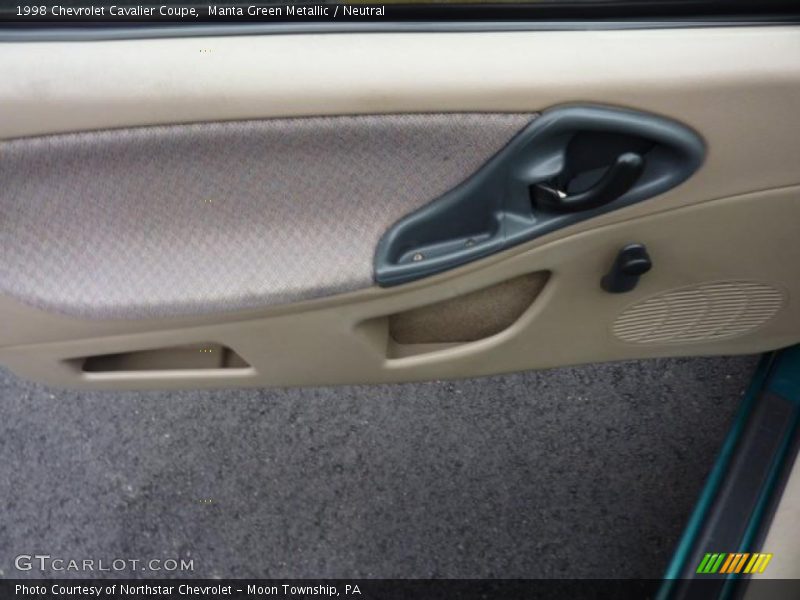 Manta Green Metallic / Neutral 1998 Chevrolet Cavalier Coupe