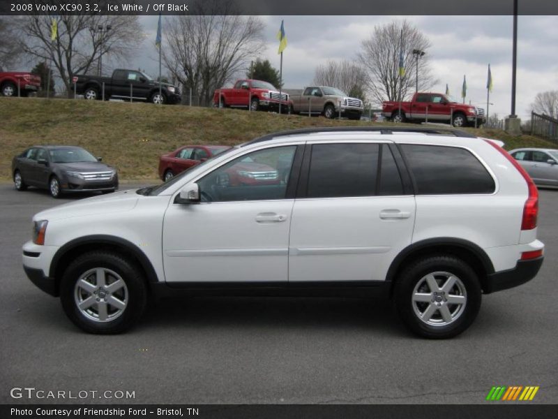 Ice White / Off Black 2008 Volvo XC90 3.2