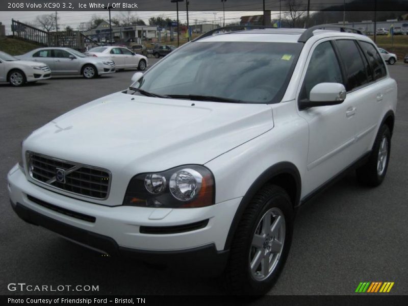 Ice White / Off Black 2008 Volvo XC90 3.2