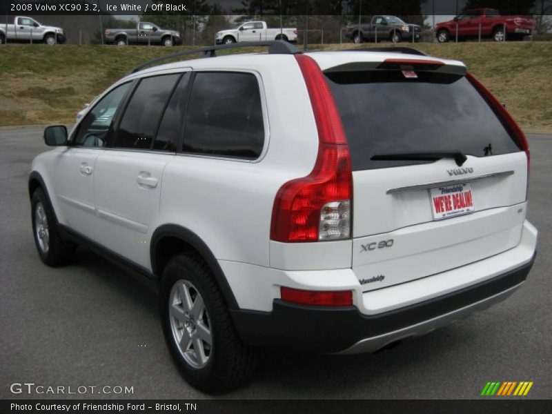 Ice White / Off Black 2008 Volvo XC90 3.2