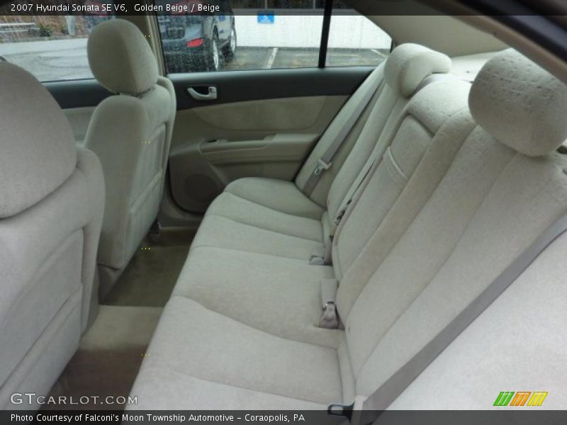 Golden Beige / Beige 2007 Hyundai Sonata SE V6