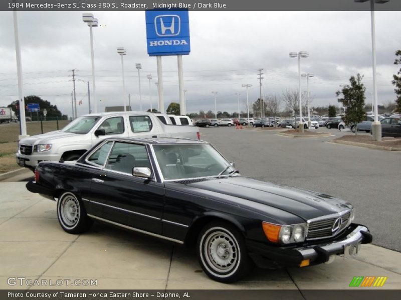 Midnight Blue / Dark Blue 1984 Mercedes-Benz SL Class 380 SL Roadster