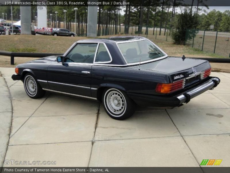 Midnight Blue / Dark Blue 1984 Mercedes-Benz SL Class 380 SL Roadster
