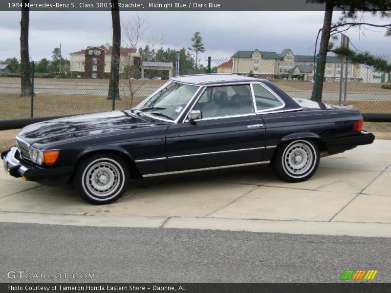 Midnight Blue / Dark Blue 1984 Mercedes-Benz SL Class 380 SL Roadster