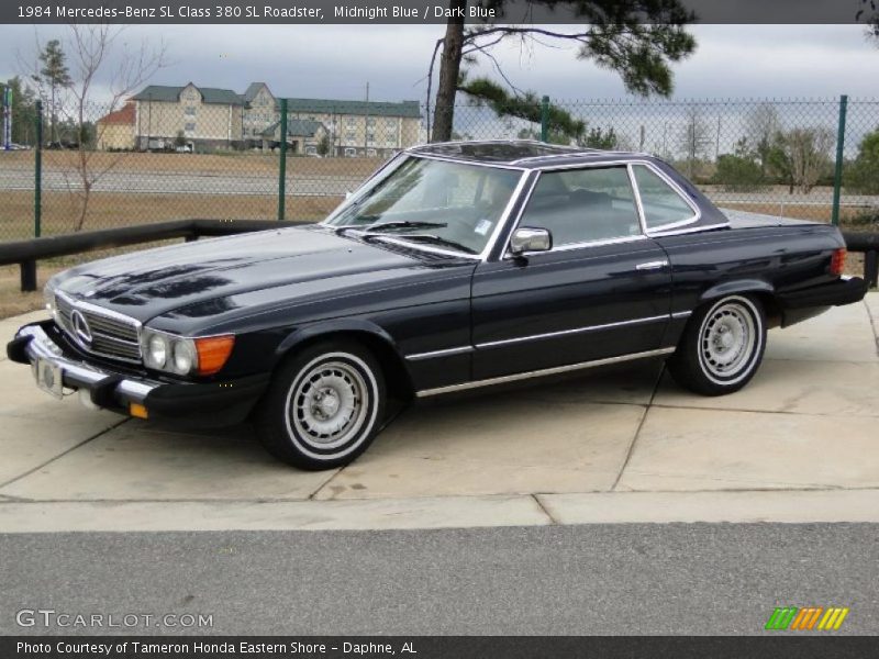 Midnight Blue / Dark Blue 1984 Mercedes-Benz SL Class 380 SL Roadster
