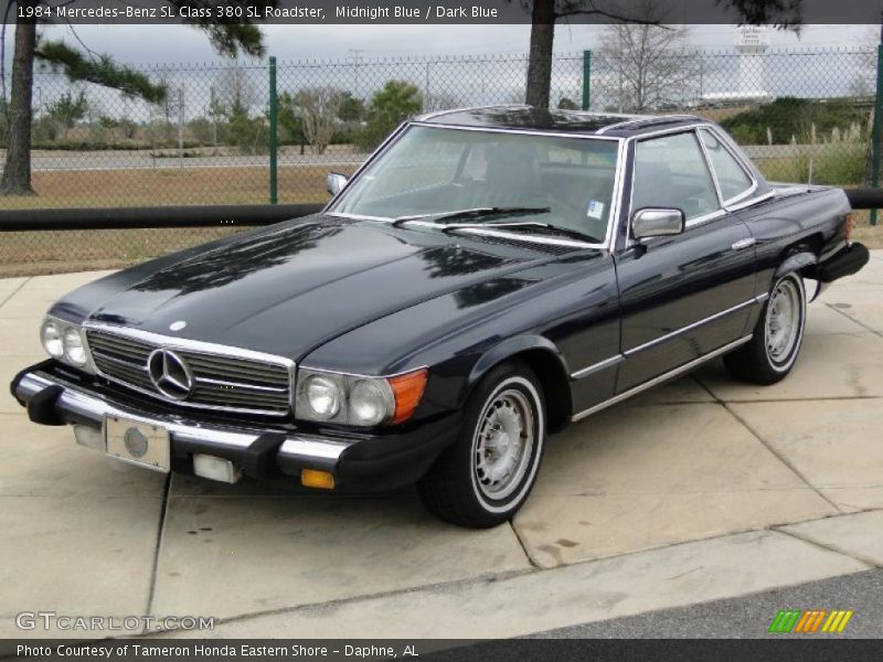 Front 3/4 View of 1984 SL Class 380 SL Roadster