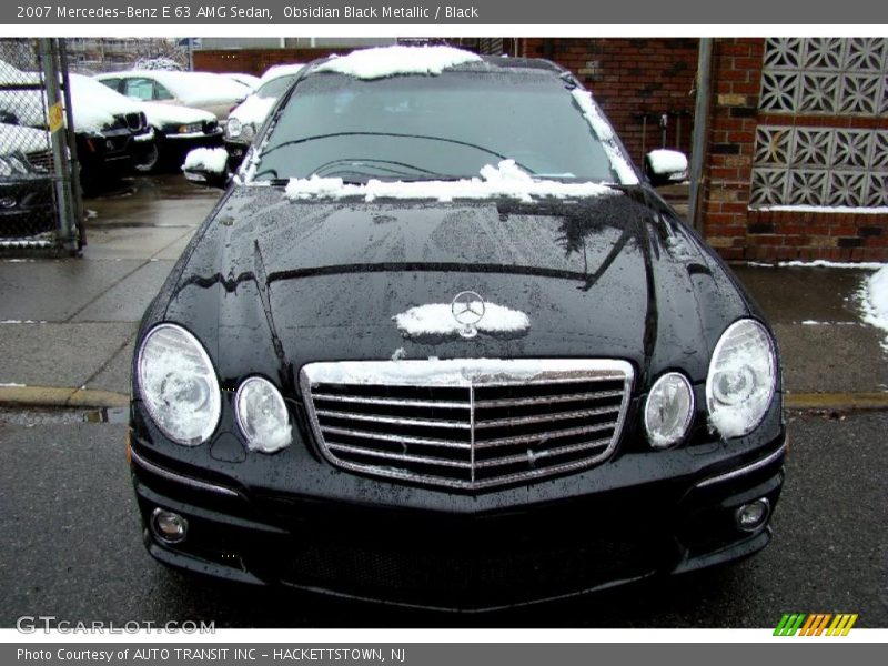 Obsidian Black Metallic / Black 2007 Mercedes-Benz E 63 AMG Sedan