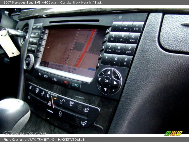 Controls of 2007 E 63 AMG Sedan