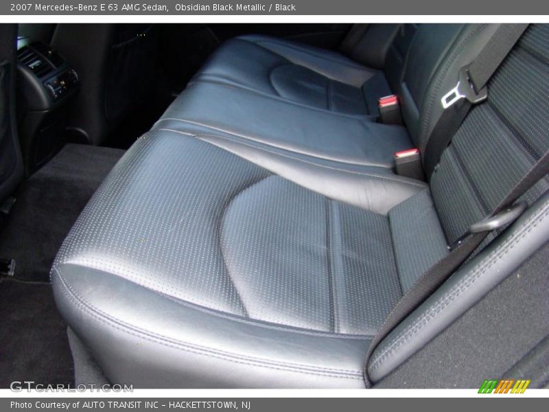  2007 E 63 AMG Sedan Black Interior