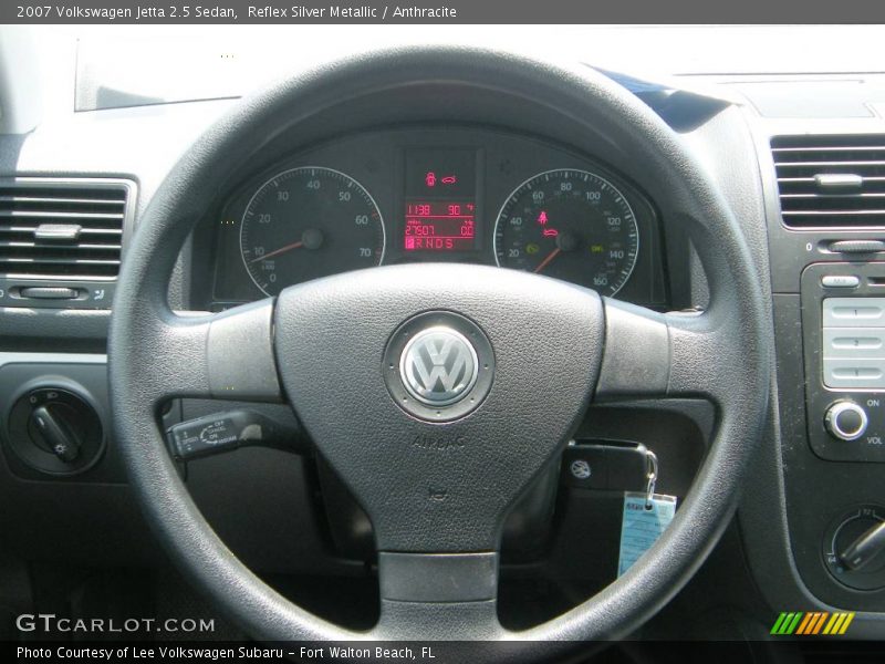 Reflex Silver Metallic / Anthracite 2007 Volkswagen Jetta 2.5 Sedan