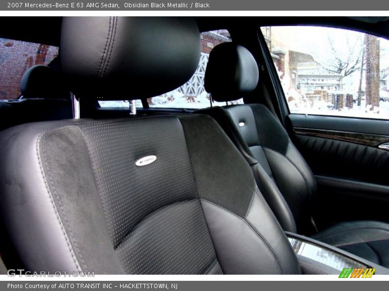  2007 E 63 AMG Sedan Black Interior