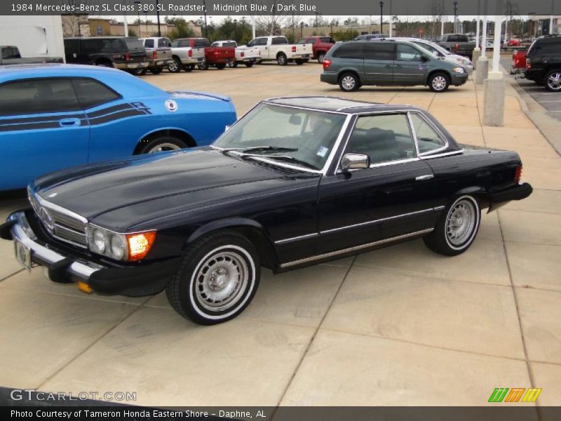 Midnight Blue / Dark Blue 1984 Mercedes-Benz SL Class 380 SL Roadster