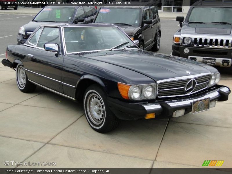 Midnight Blue / Dark Blue 1984 Mercedes-Benz SL Class 380 SL Roadster