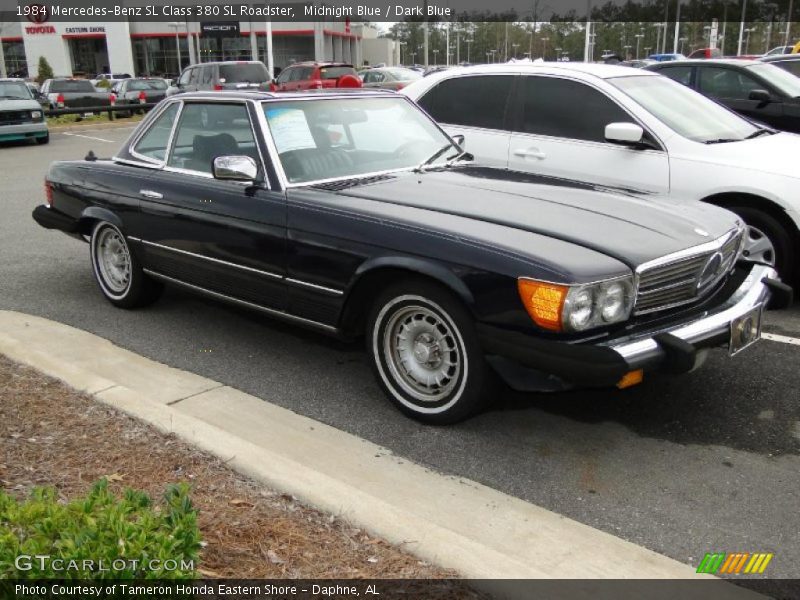 Midnight Blue / Dark Blue 1984 Mercedes-Benz SL Class 380 SL Roadster