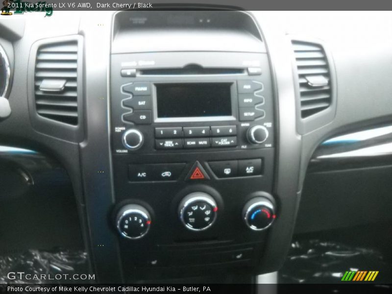 Dark Cherry / Black 2011 Kia Sorento LX V6 AWD