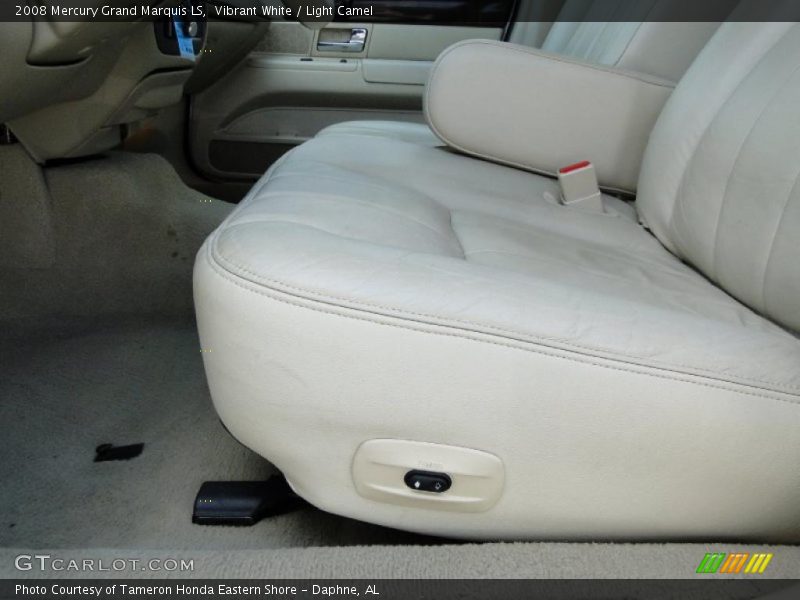 Vibrant White / Light Camel 2008 Mercury Grand Marquis LS