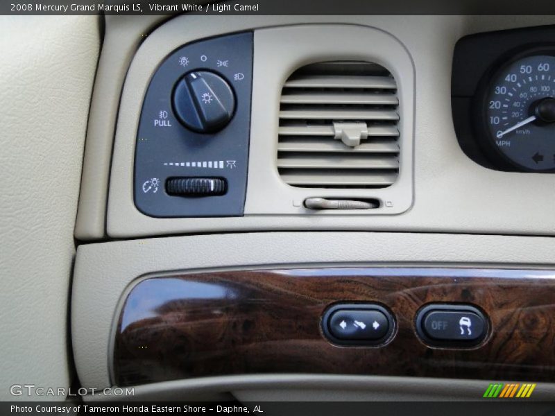 Vibrant White / Light Camel 2008 Mercury Grand Marquis LS