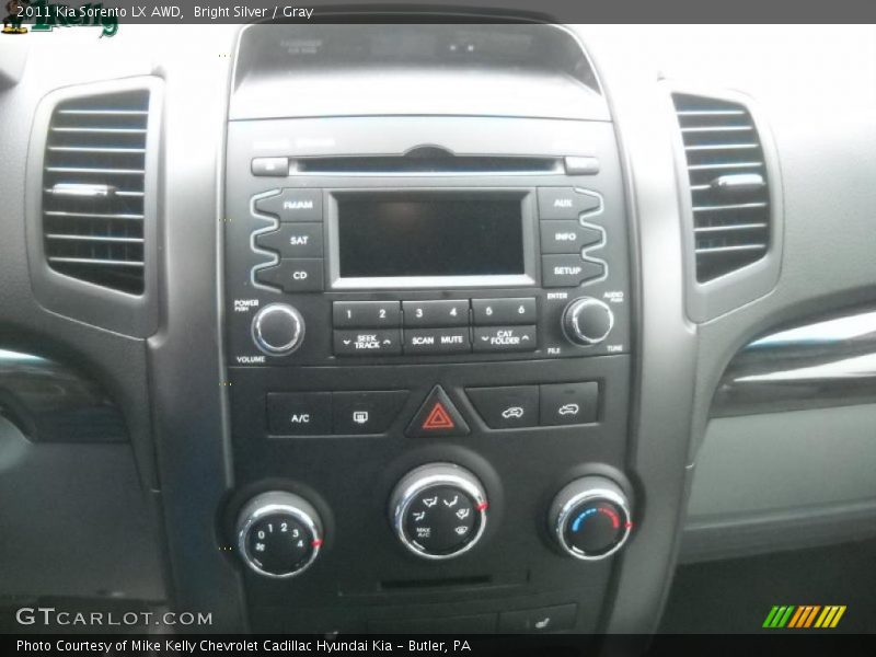 Bright Silver / Gray 2011 Kia Sorento LX AWD