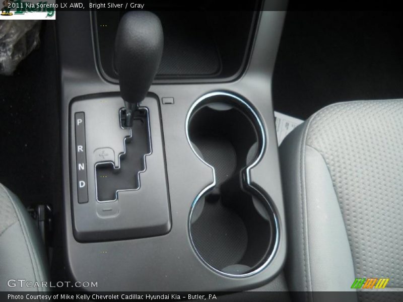  2011 Sorento LX AWD 6 Speed Sportmatic Automatic Shifter