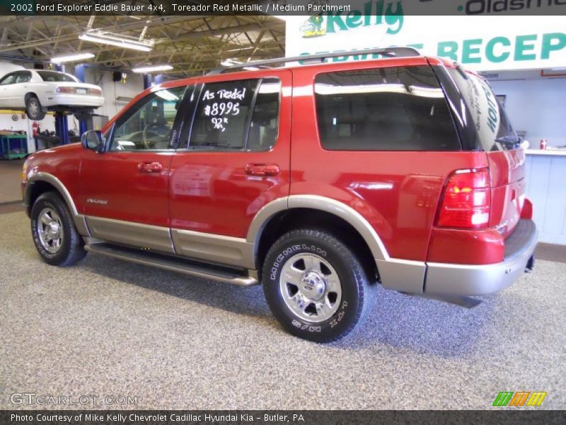 Toreador Red Metallic / Medium Parchment 2002 Ford Explorer Eddie Bauer 4x4