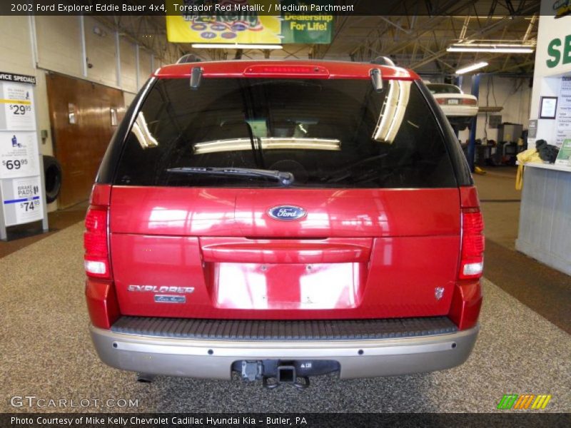 Toreador Red Metallic / Medium Parchment 2002 Ford Explorer Eddie Bauer 4x4