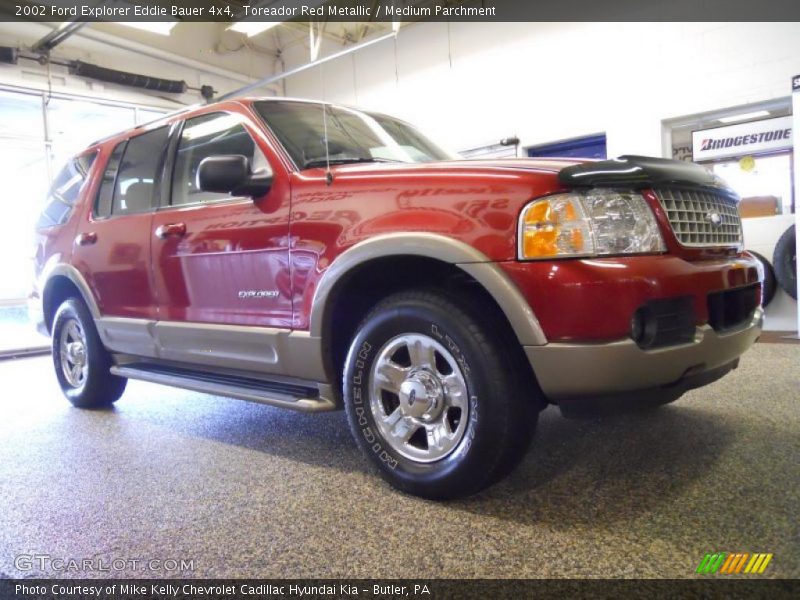 Toreador Red Metallic / Medium Parchment 2002 Ford Explorer Eddie Bauer 4x4