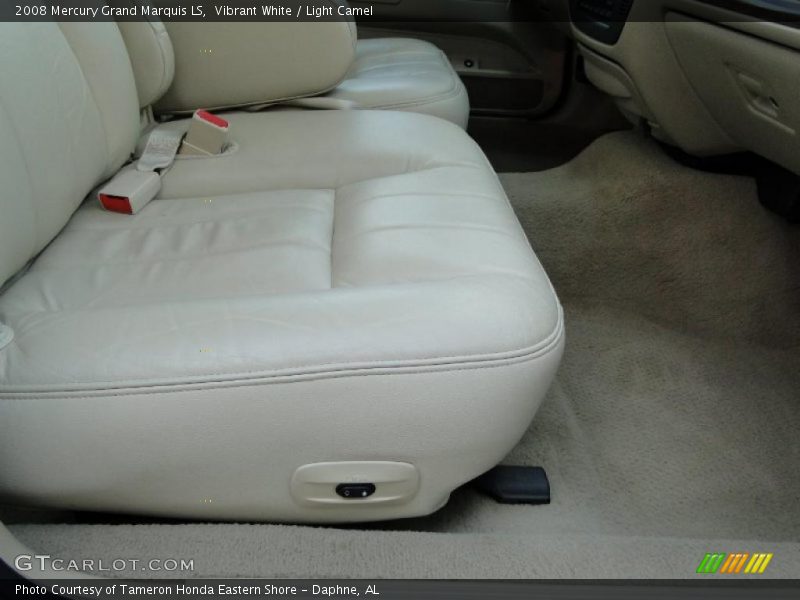 Vibrant White / Light Camel 2008 Mercury Grand Marquis LS