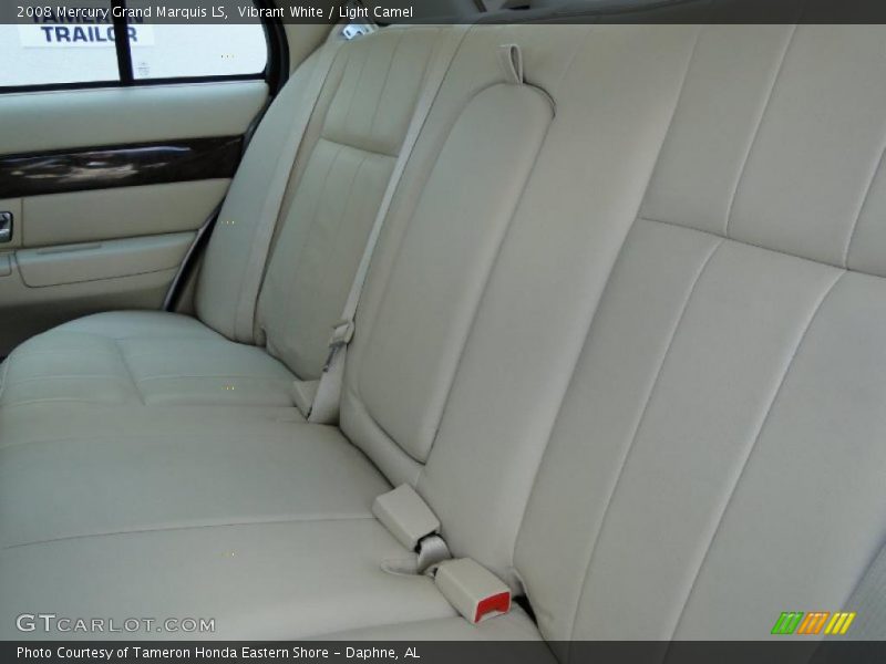 Vibrant White / Light Camel 2008 Mercury Grand Marquis LS