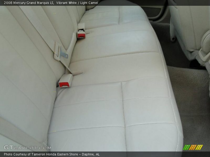 Vibrant White / Light Camel 2008 Mercury Grand Marquis LS