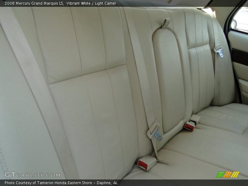 Vibrant White / Light Camel 2008 Mercury Grand Marquis LS