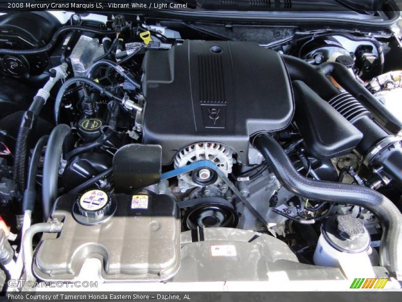 Vibrant White / Light Camel 2008 Mercury Grand Marquis LS