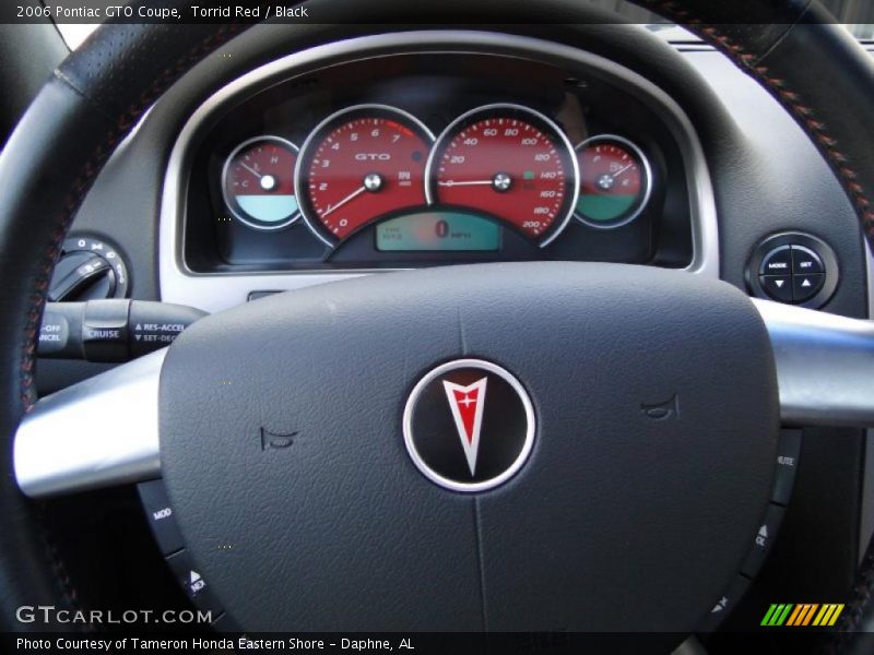 Torrid Red / Black 2006 Pontiac GTO Coupe