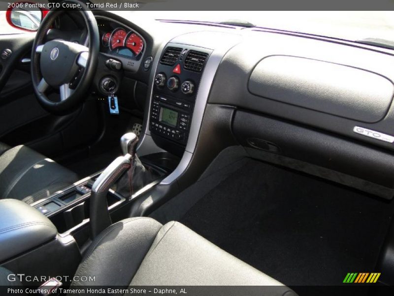 Torrid Red / Black 2006 Pontiac GTO Coupe