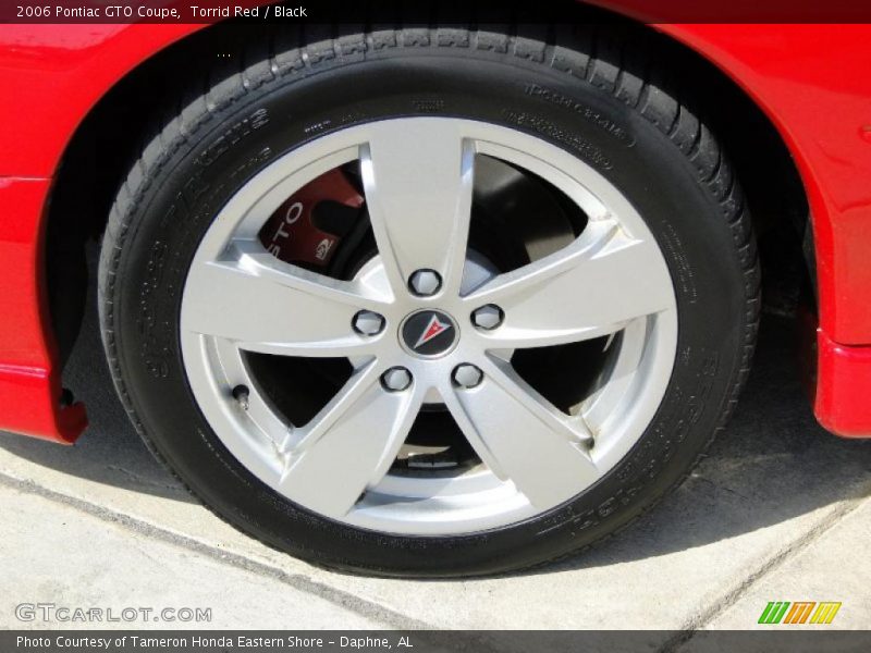 Torrid Red / Black 2006 Pontiac GTO Coupe